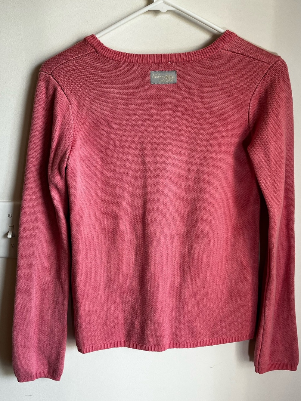 Eleanor Rose Pink Apple Blossom Button Cardigan Sweater Girl’s Size 14/16 - Picture 4 of 7